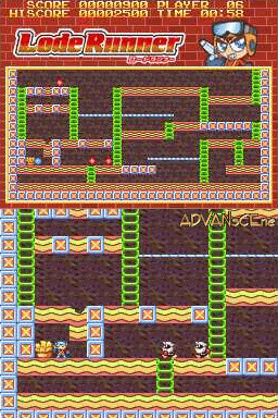 Lode Runner screenshot 2 for Nintendo DS